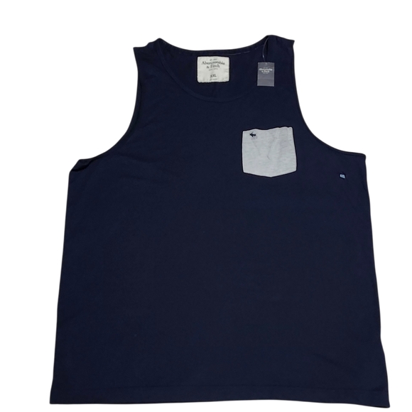 Abercrombie & Fitch Blue and White Tank Tops Classic Sleeveless Design - Picture 1 of 5